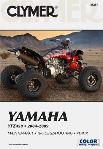 05 yfz 450 repair manual