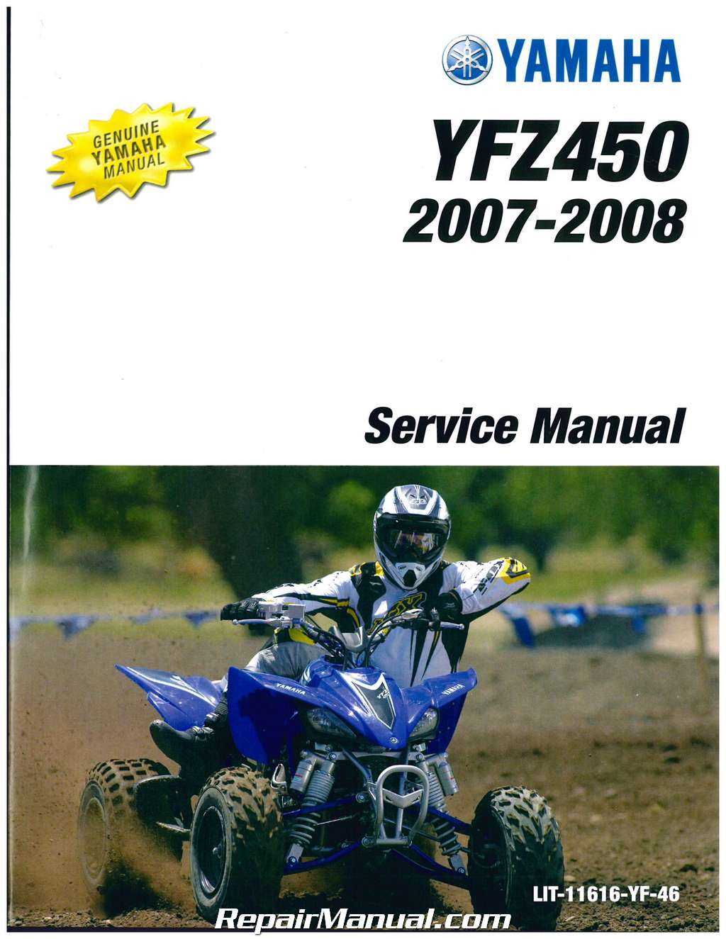 05 yfz 450 repair manual