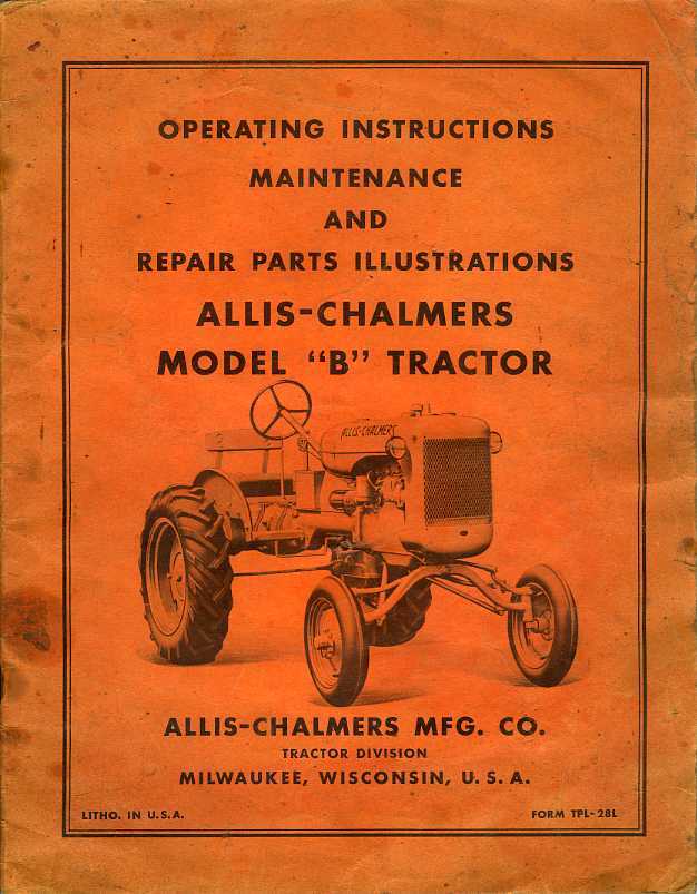 1800s chilton tractor repair manual