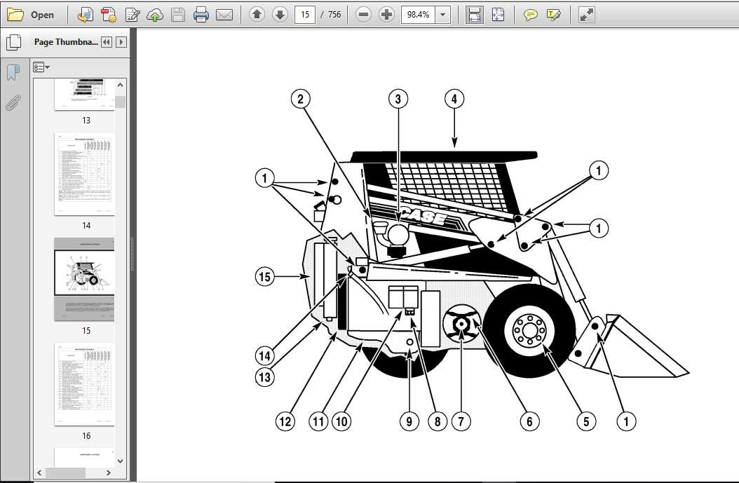 1845c case skid steer repair manual