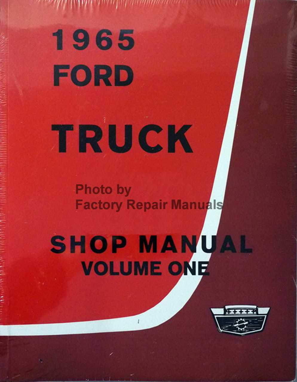 1965 ford f100 repair manual