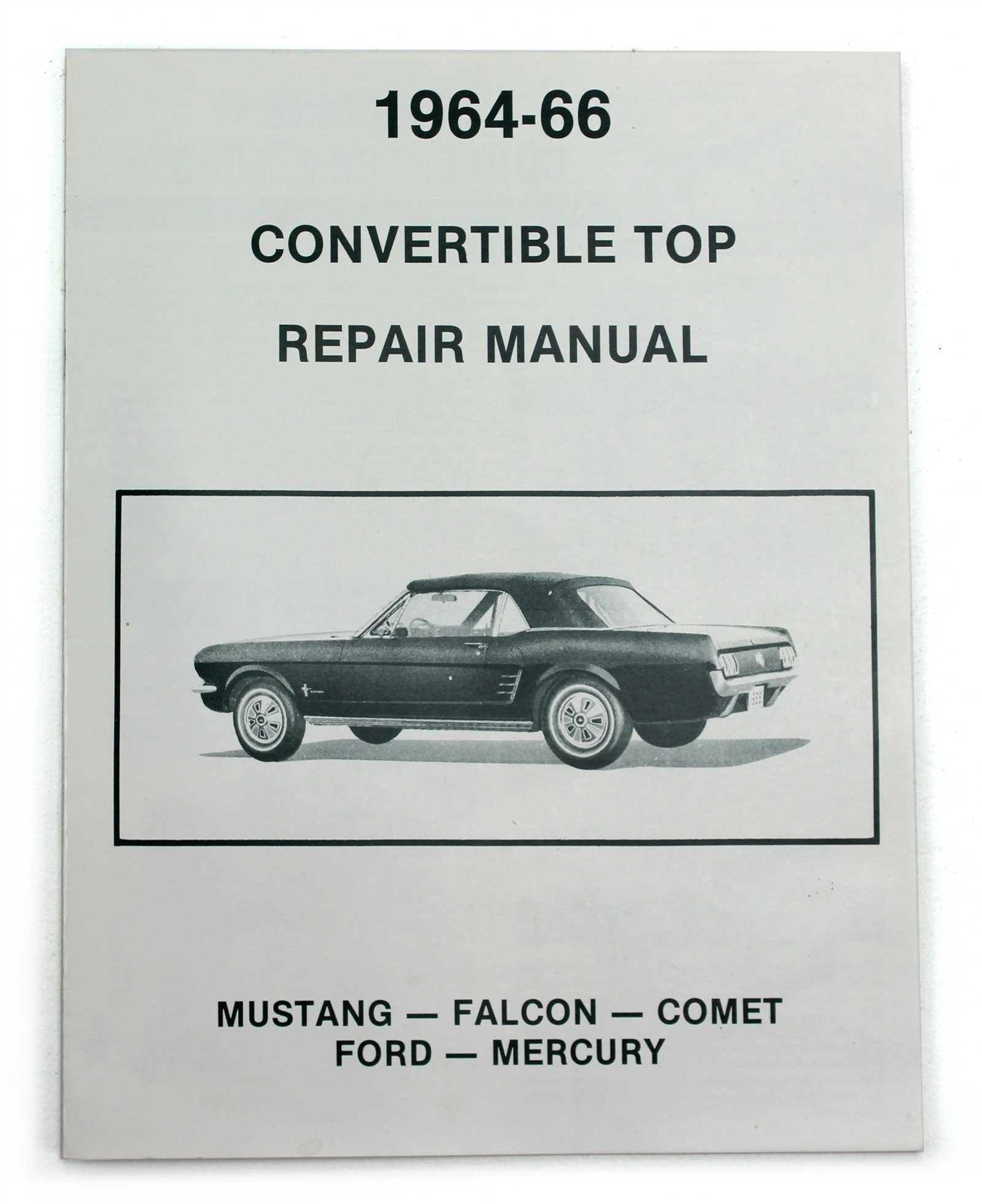 1966 ford mustang repair manual