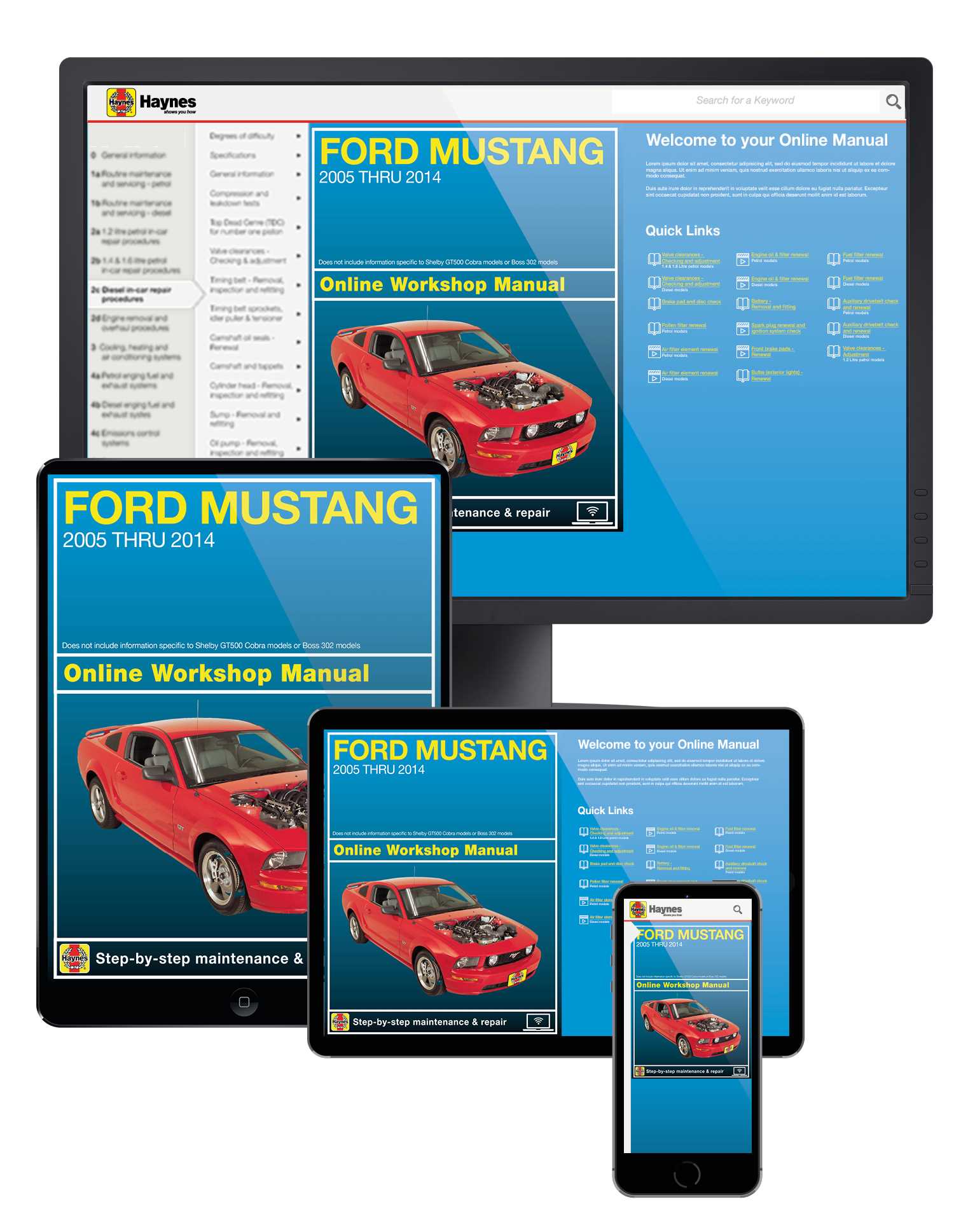 1966 ford mustang repair manual