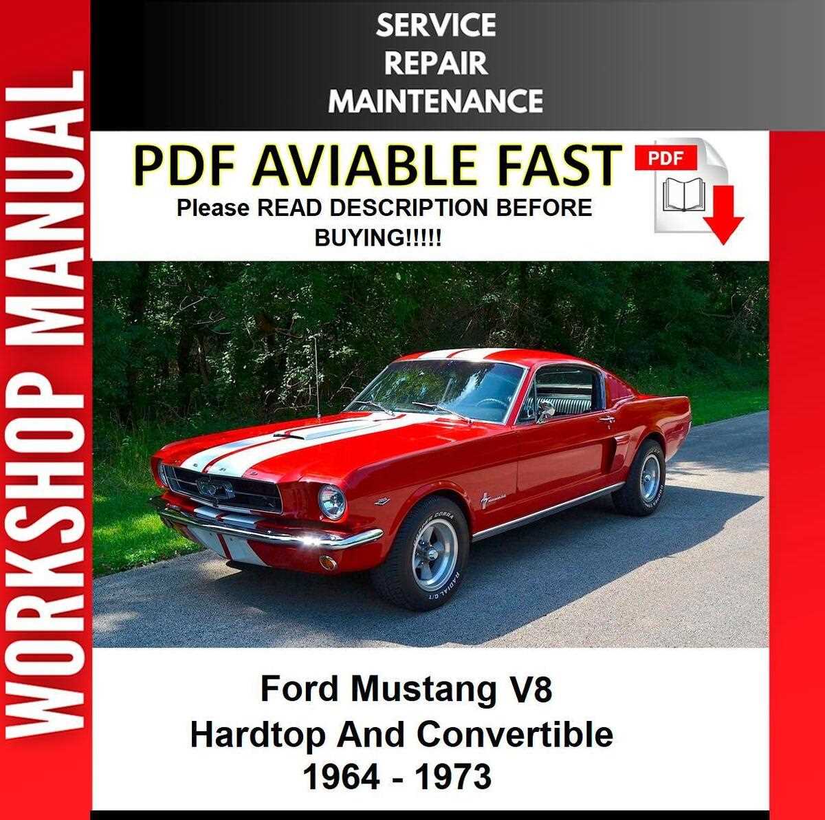 1967 mustang repair manual