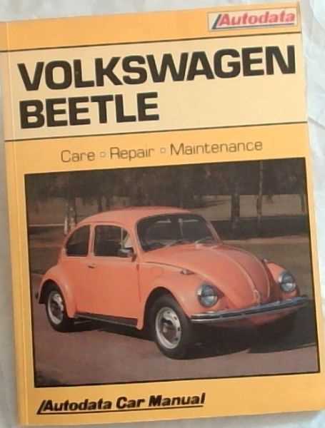 1968 vw beetle repair manual