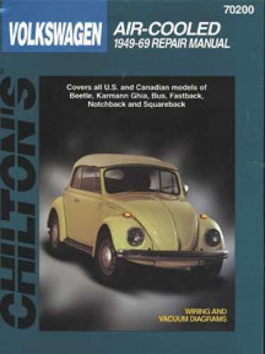 1969 vw beetle repair manual