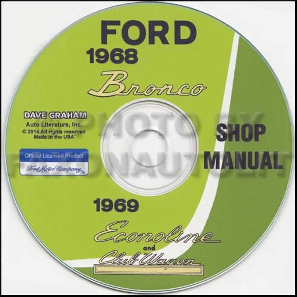 1969 ford bronco repair manual