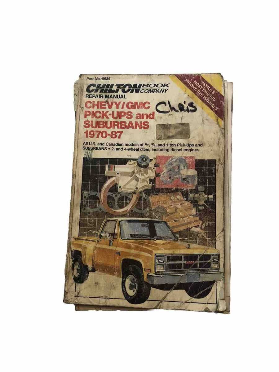 1971 chevy c10 repair manual