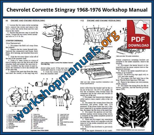 1978 corvette repair manual