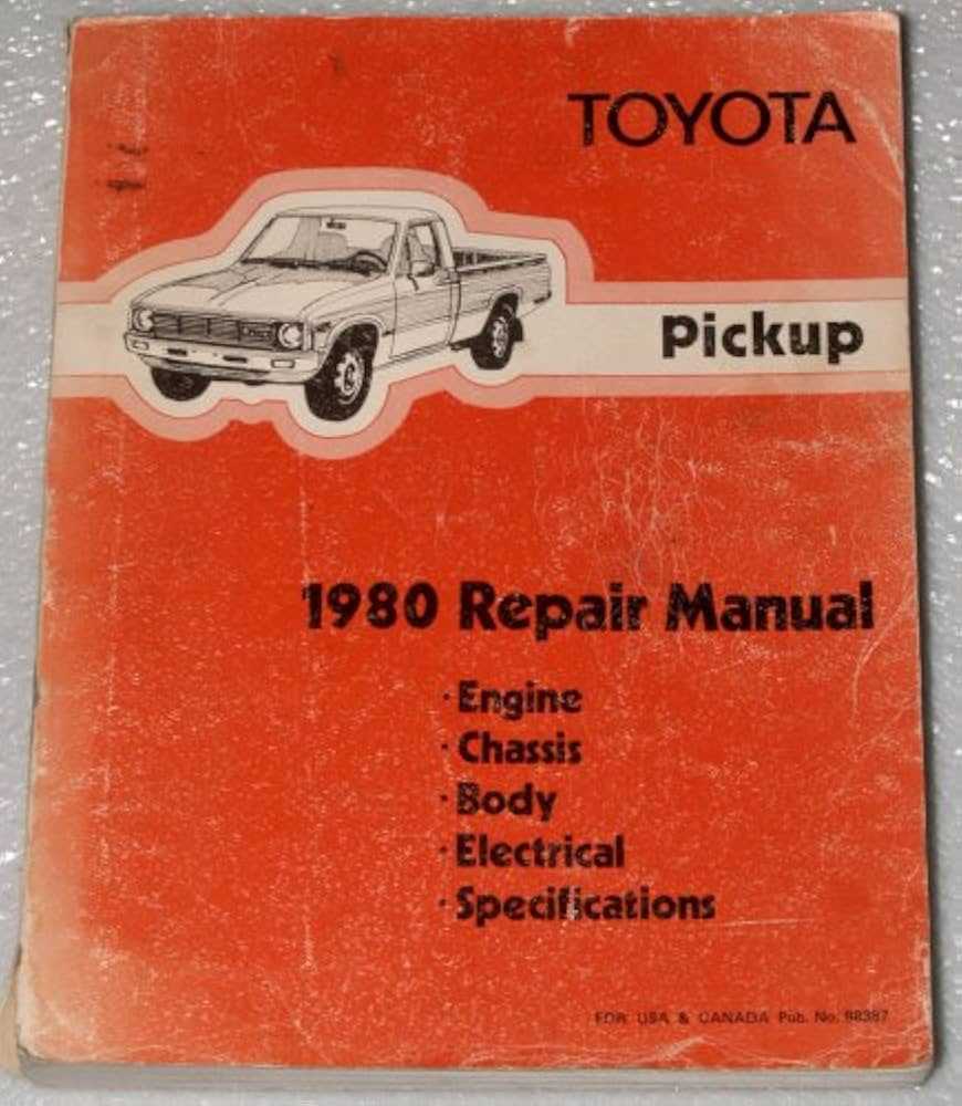 1980 toyota pickup repair manual