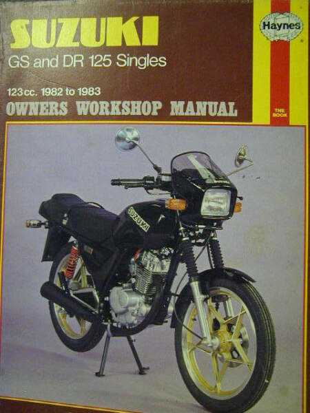 1982 suzuki gs1100e repair manual