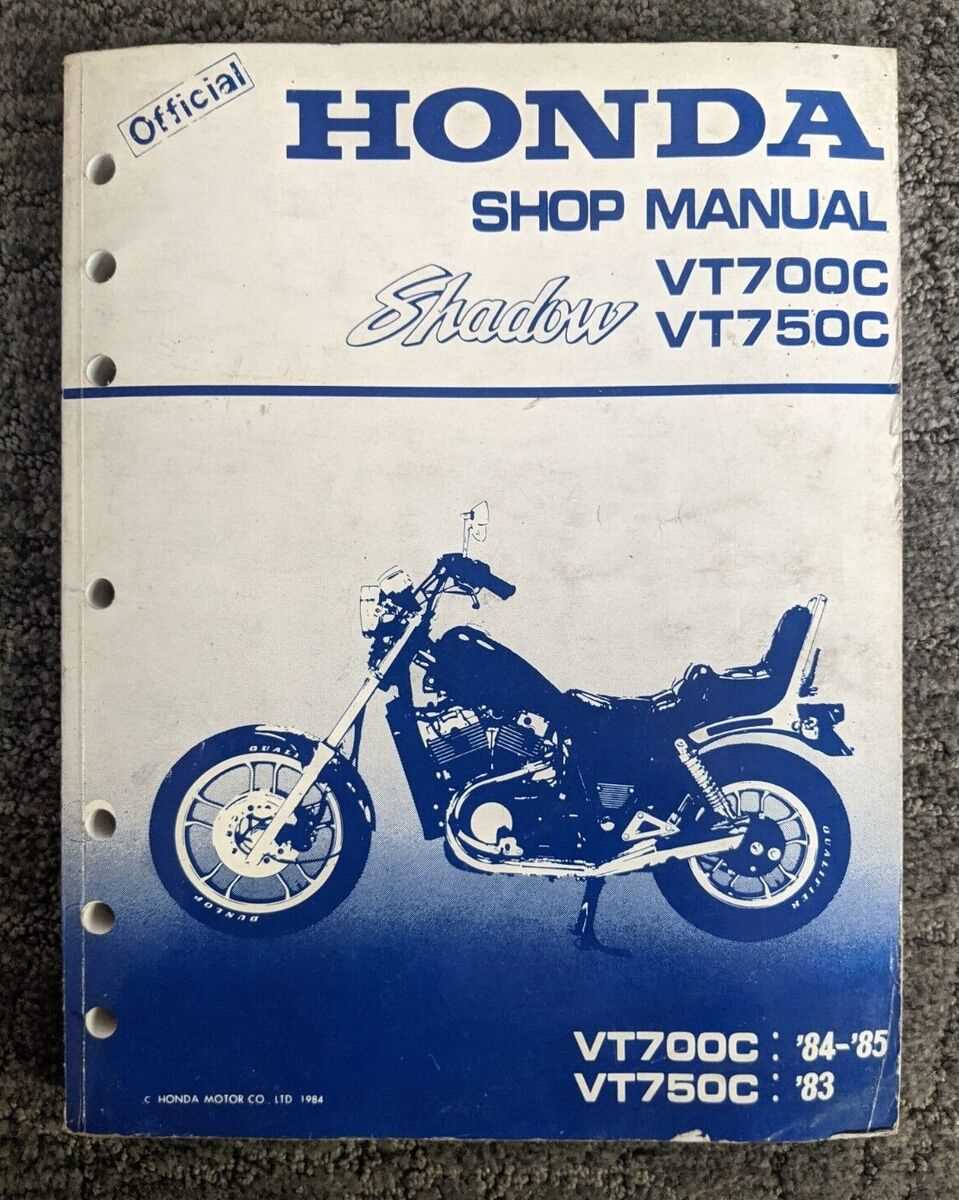 1984 honda shadow 500 repair manual