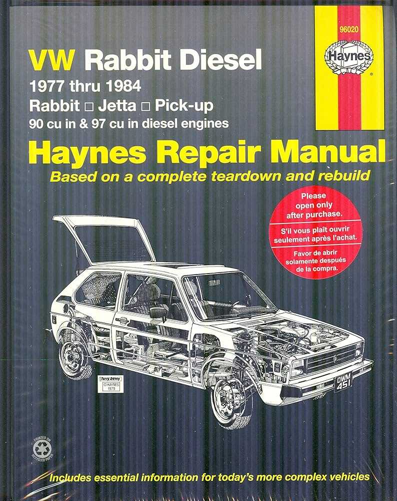 1984 vw rabbit repair manual