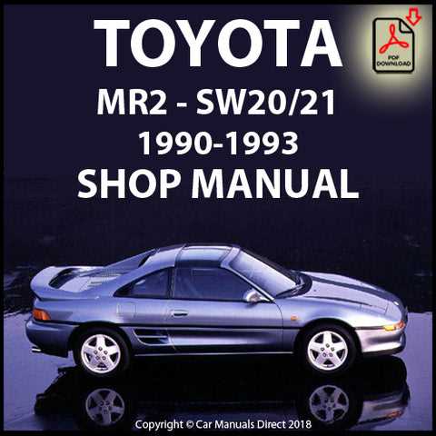 1985 toyota mr2 repair manual