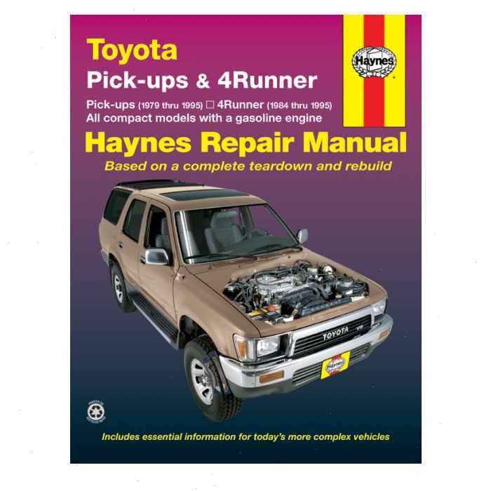 1985 toyota pickup repair manual