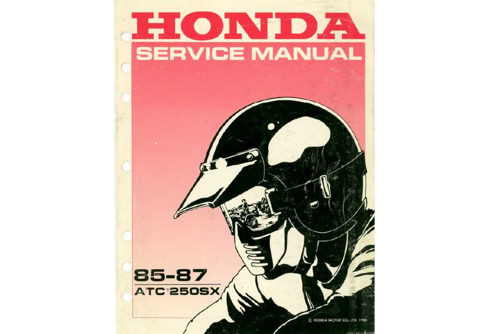 1986 honda trx200sx repair manual