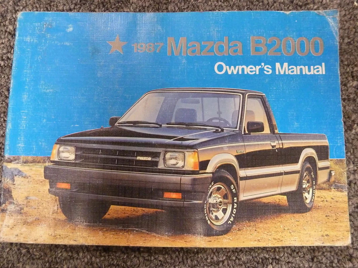 1986 mazda b2000 repair manual