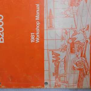 1986 mazda b2000 repair manual