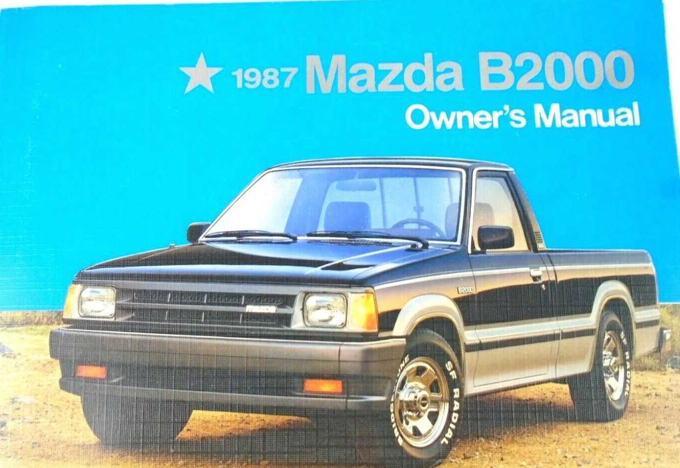 1986 mazda b2000 repair manual