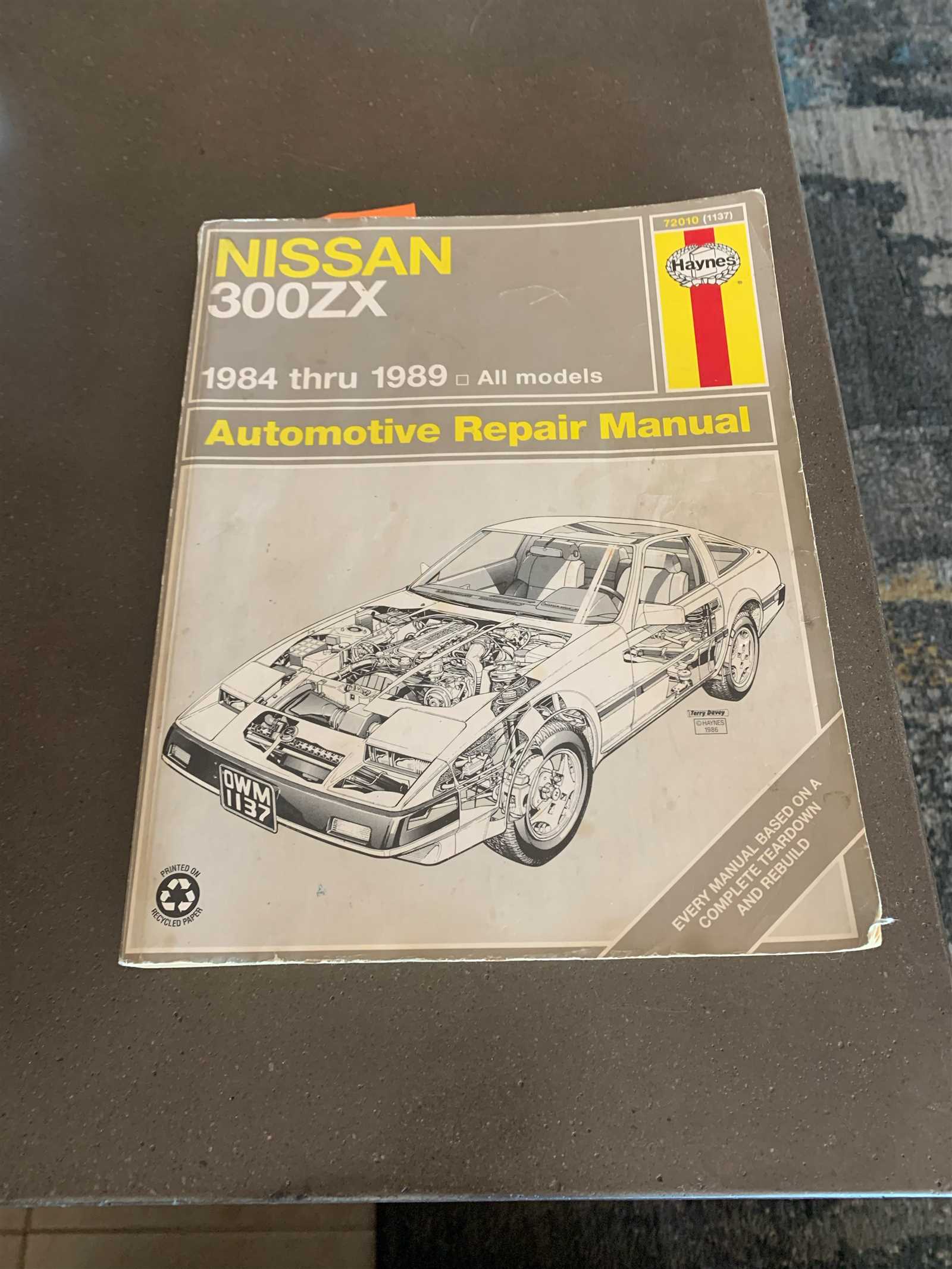 1986 nissan 300zx repair manual