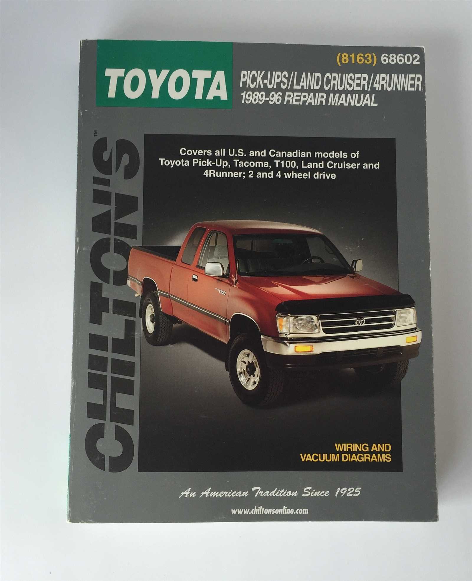 1986 toyota pickup repair manual