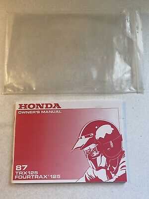 1986 honda 125 fourtrax repair manual