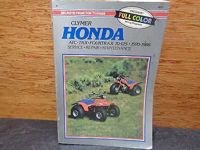 1986 honda 125 fourtrax repair manual