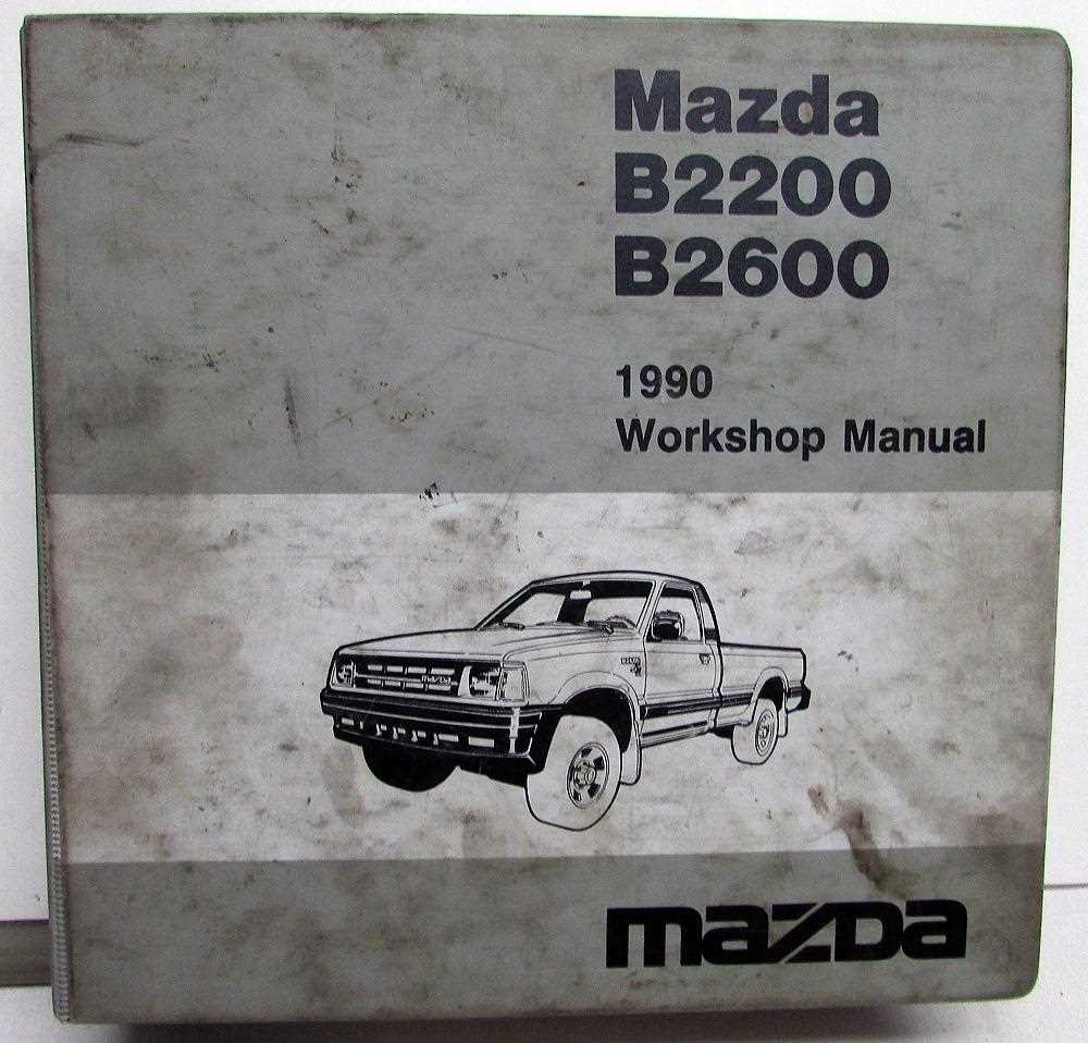 1986 mazda b2000 repair manual