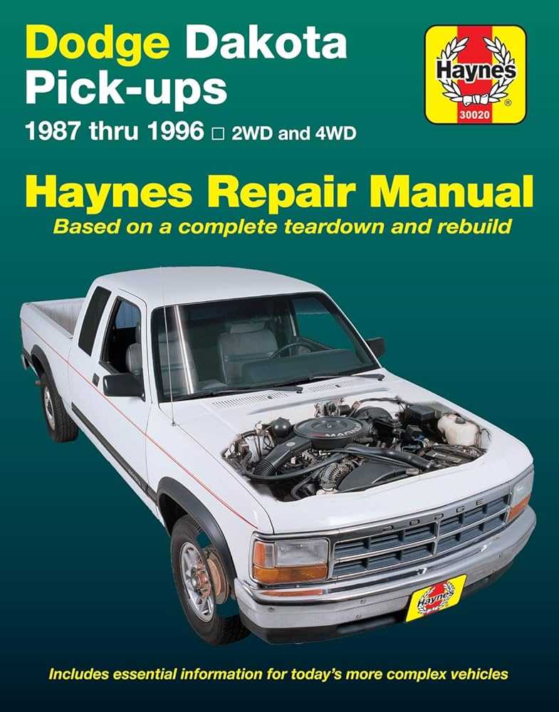 1987 dodge dakota repair manual