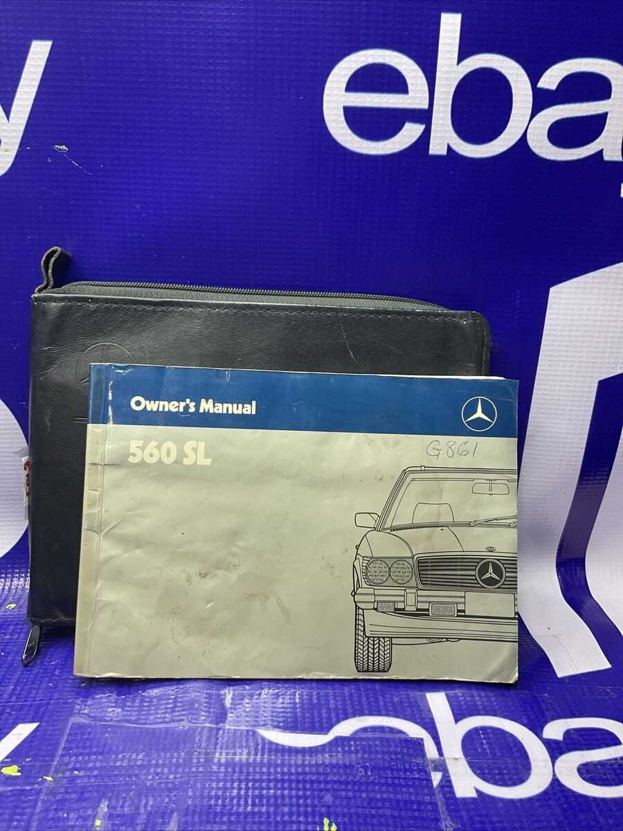 1987 mercedes 560sl repair manual