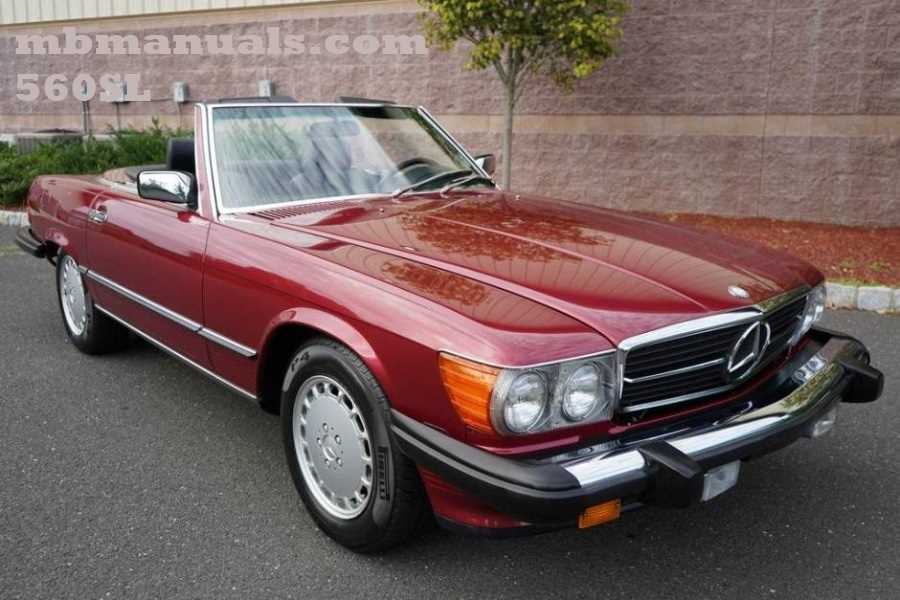 1988 mercedes 560sl repair manual