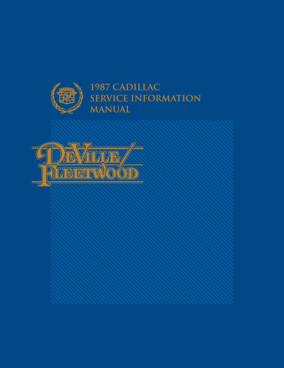 1988 cadillac deville repair manual