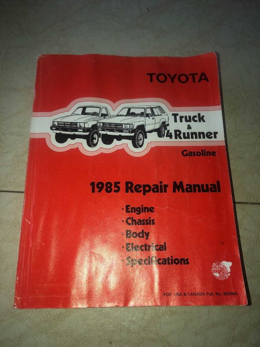 1988 toyota pickup repair manual