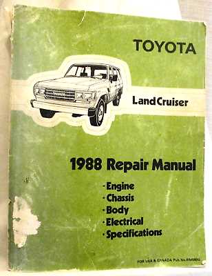 1988 toyota pickup repair manual