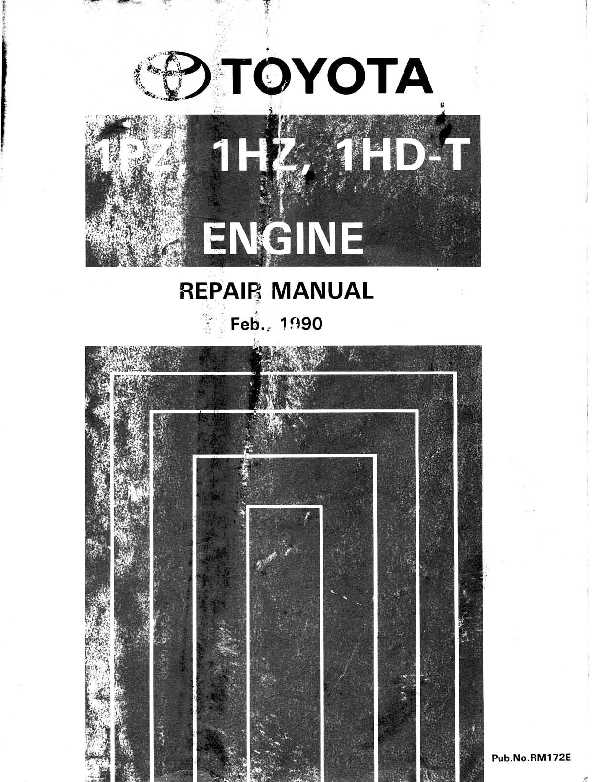 1989 toyota land cruiser repair manual