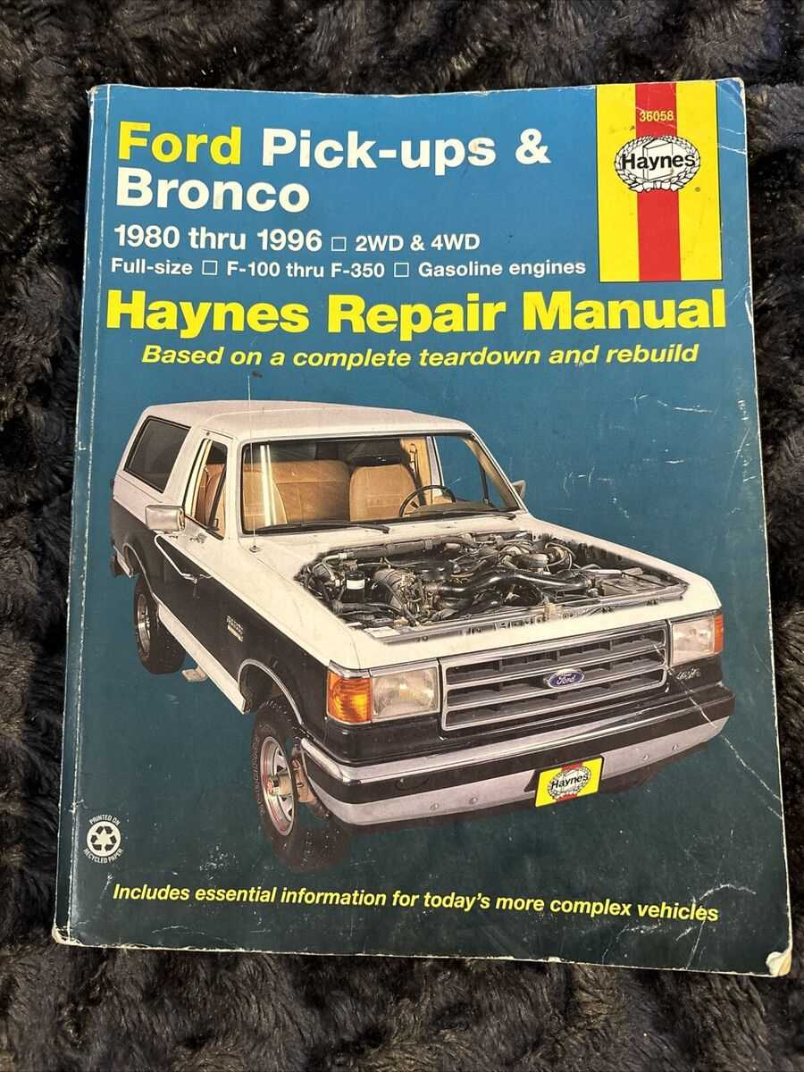 1989 ford f150 repair manual