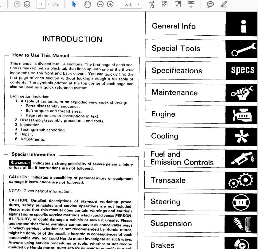 1989 honda accord repair manual