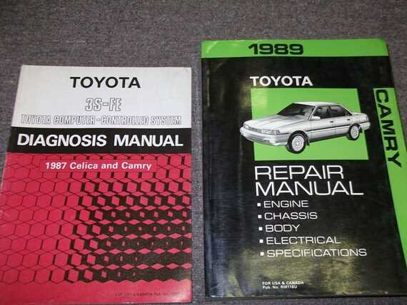 1989 toyota camry repair manual