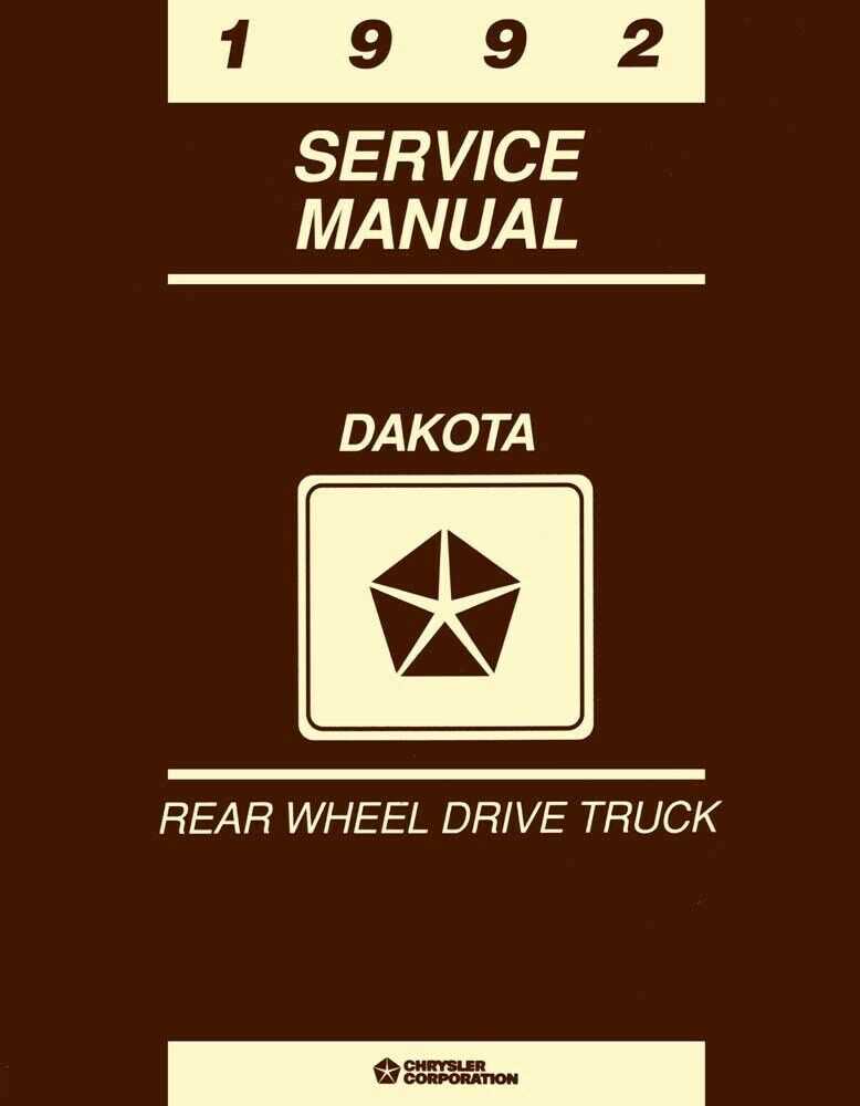 1990 dodge dakota repair manual