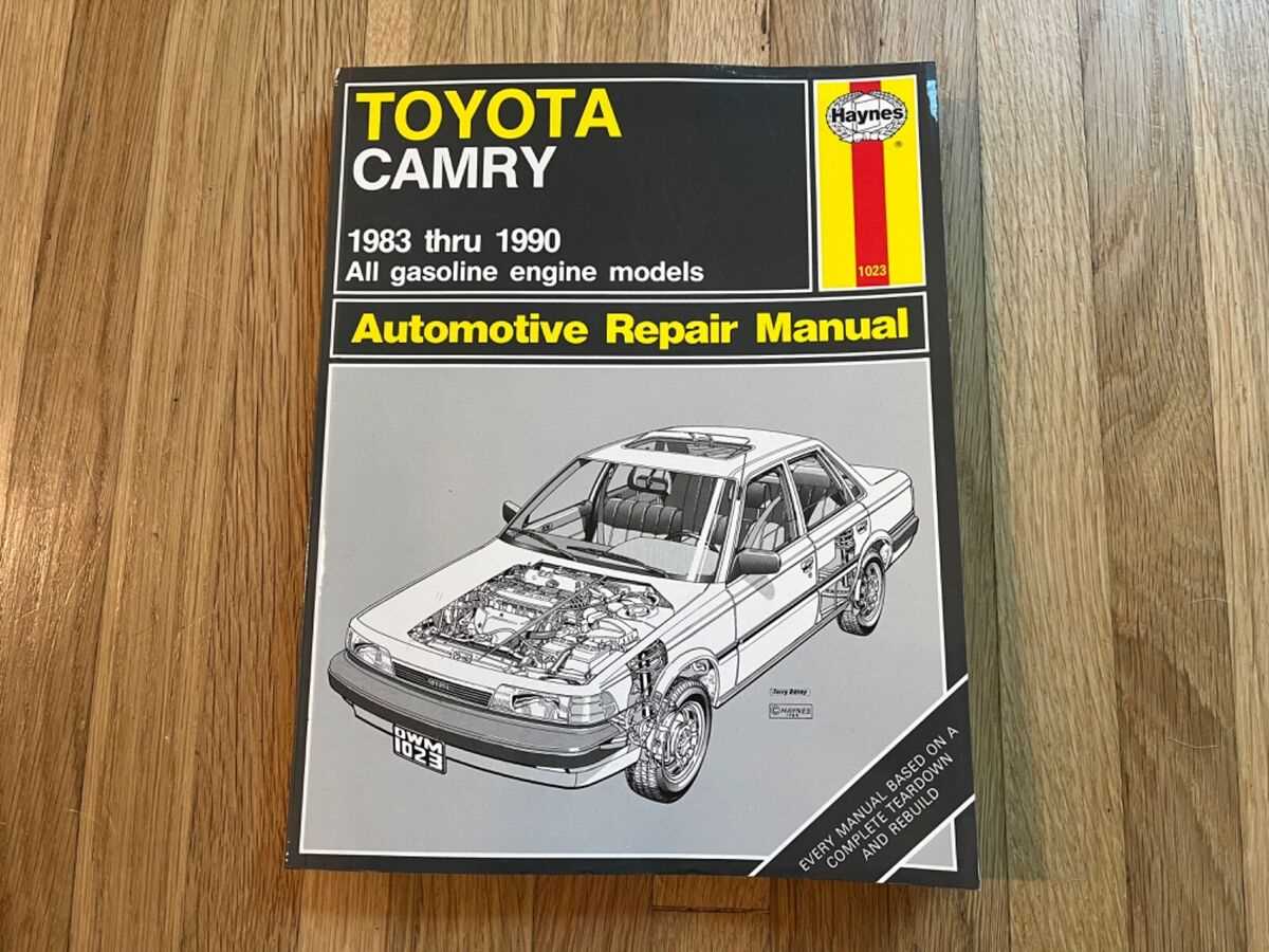 1990 toyota camry repair manual