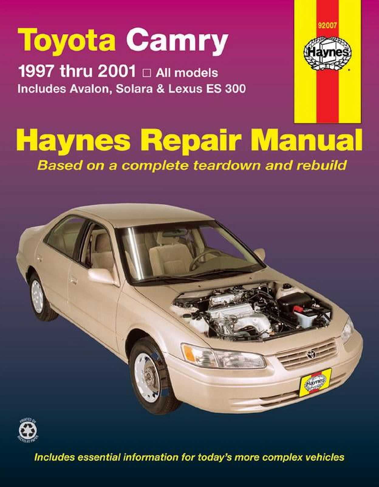 1990 toyota camry repair manual