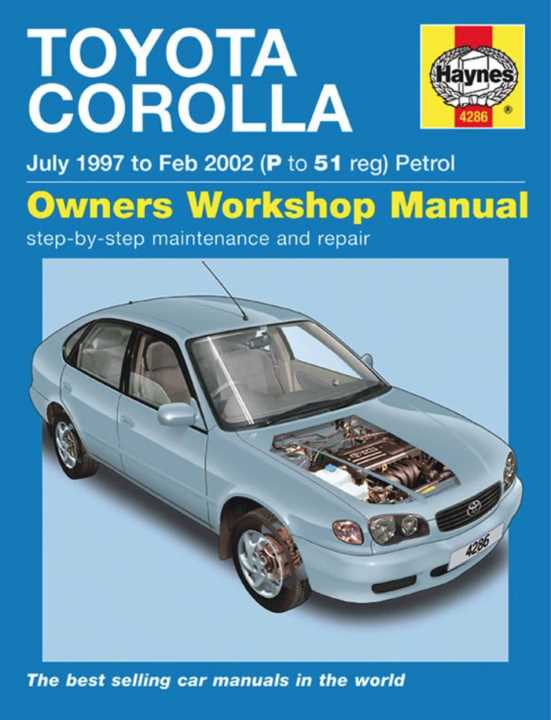 1990 toyota corolla repair manual