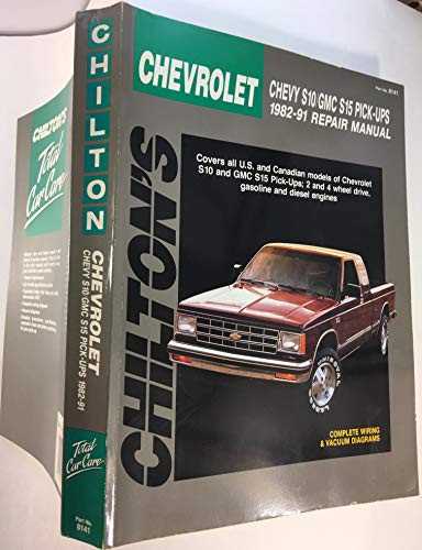 1991 chevy s10 repair manual