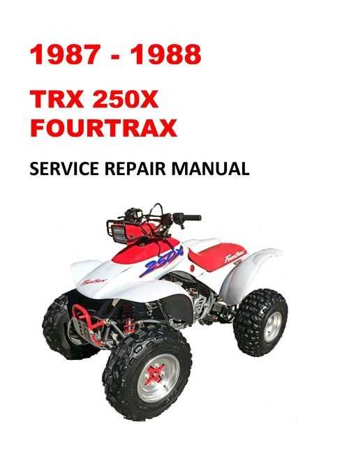 1991 honda fourtrax 300 repair manual