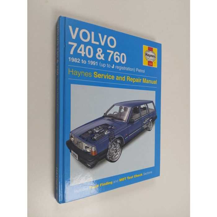 1991 volvo 740 repair manual