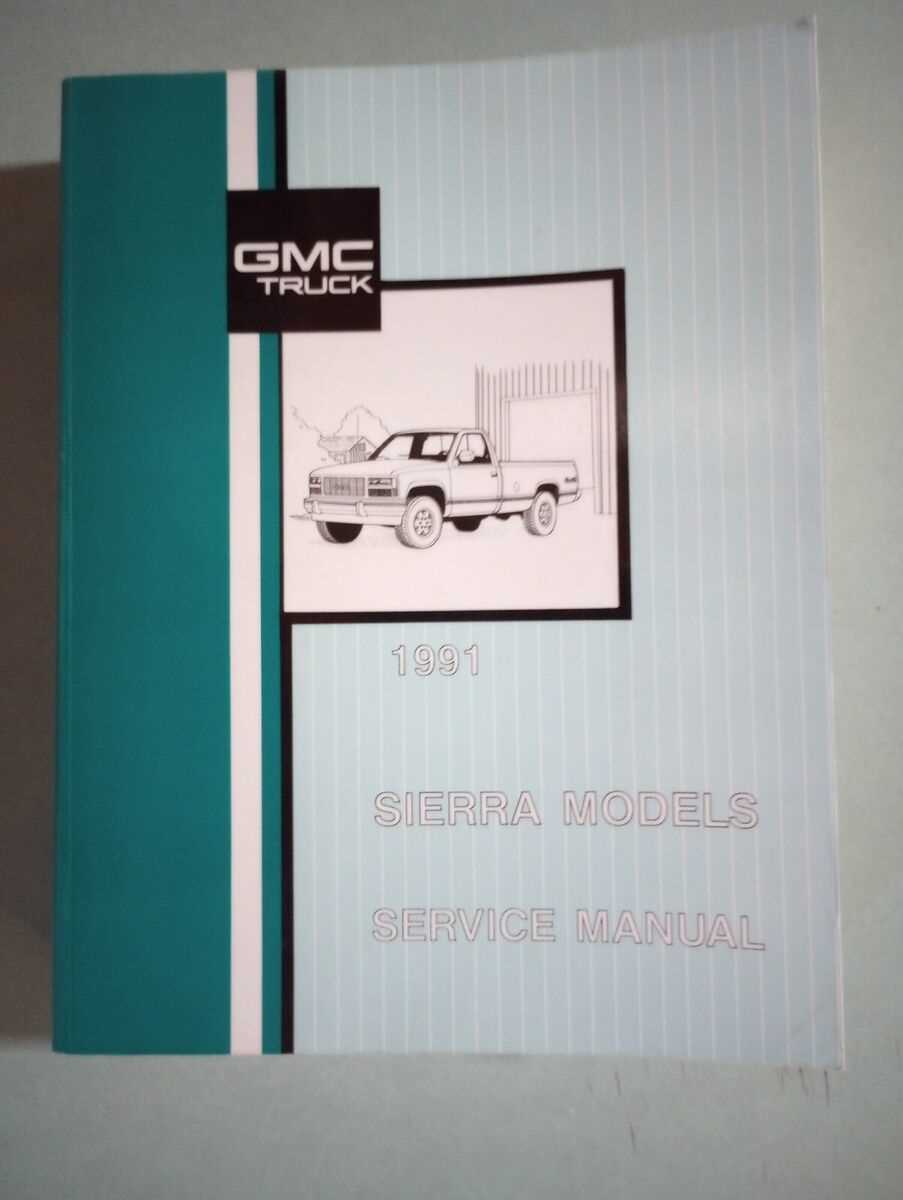 1991 gmc sierra repair manual