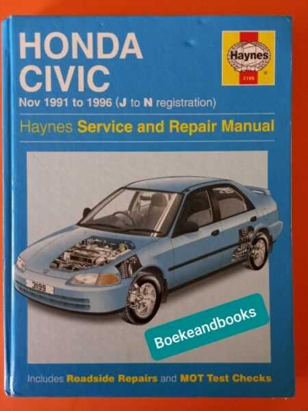 1991 honda civic repair manual