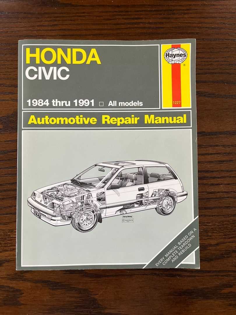 1991 honda civic repair manual