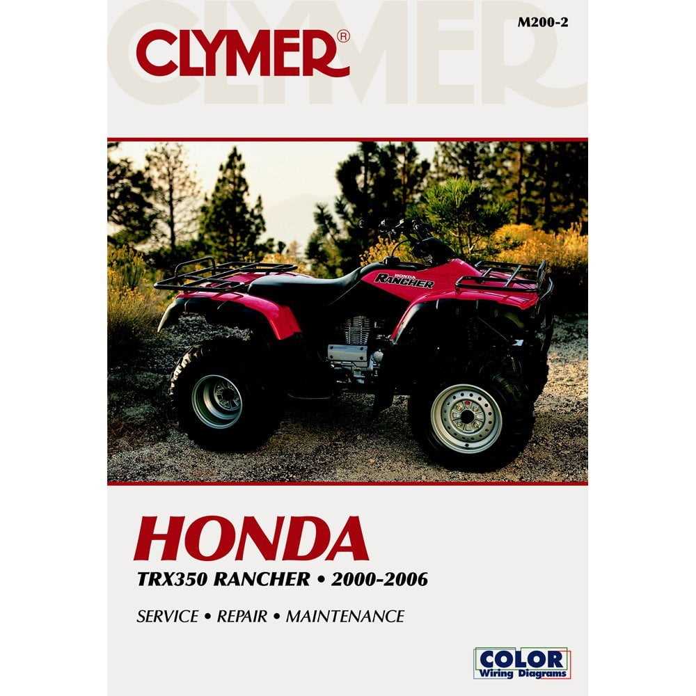 1991 honda fourtrax 300 repair manual