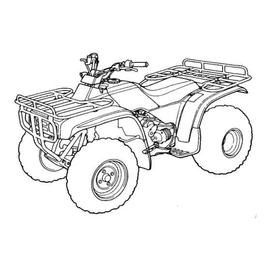 1991 honda fourtrax 300 repair manual